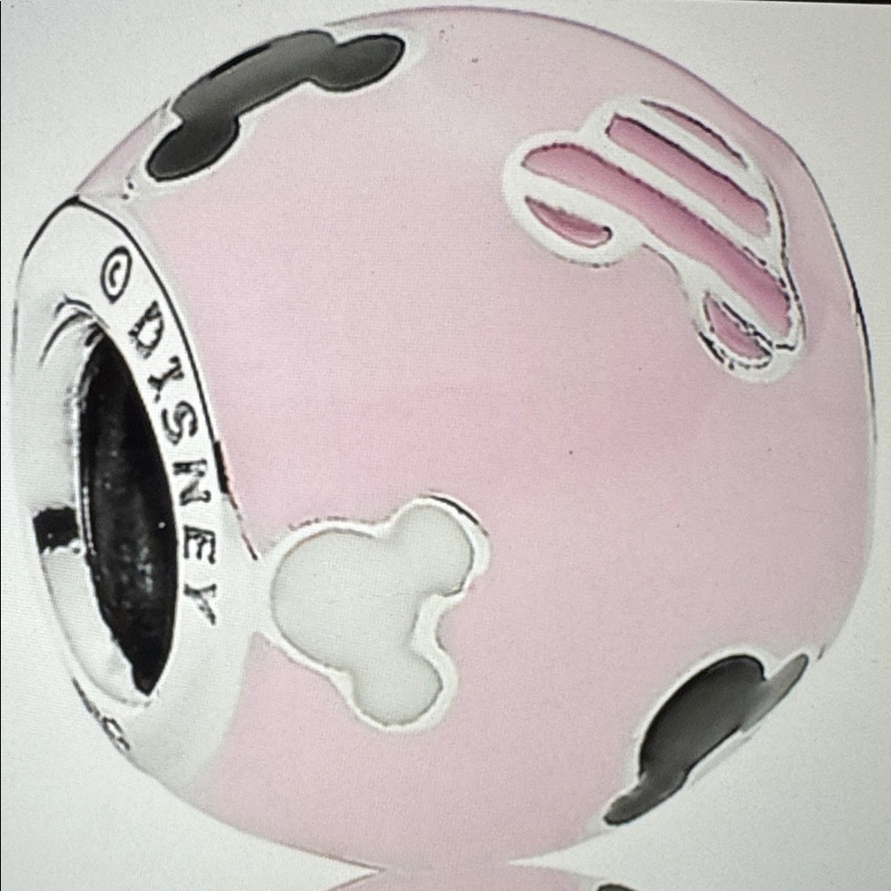 Disney Pandora Charm - Mickey Mouse Icon - Pink New In Box